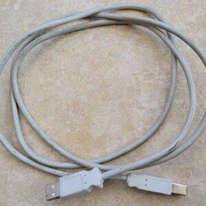 USB 2.0 Printer Cable Type A Male to B Male, High-Speed Data Cord